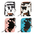 Wrangler cowprint cardholder keychain wallets